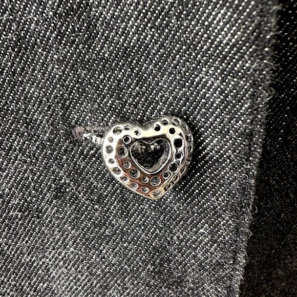 St. John Sport Dark Denim Ruffle Jacket - Picture 7 of 14